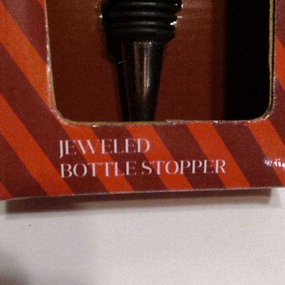 Nwt Jeweled Bottle Stopper - Picture 2 of 5